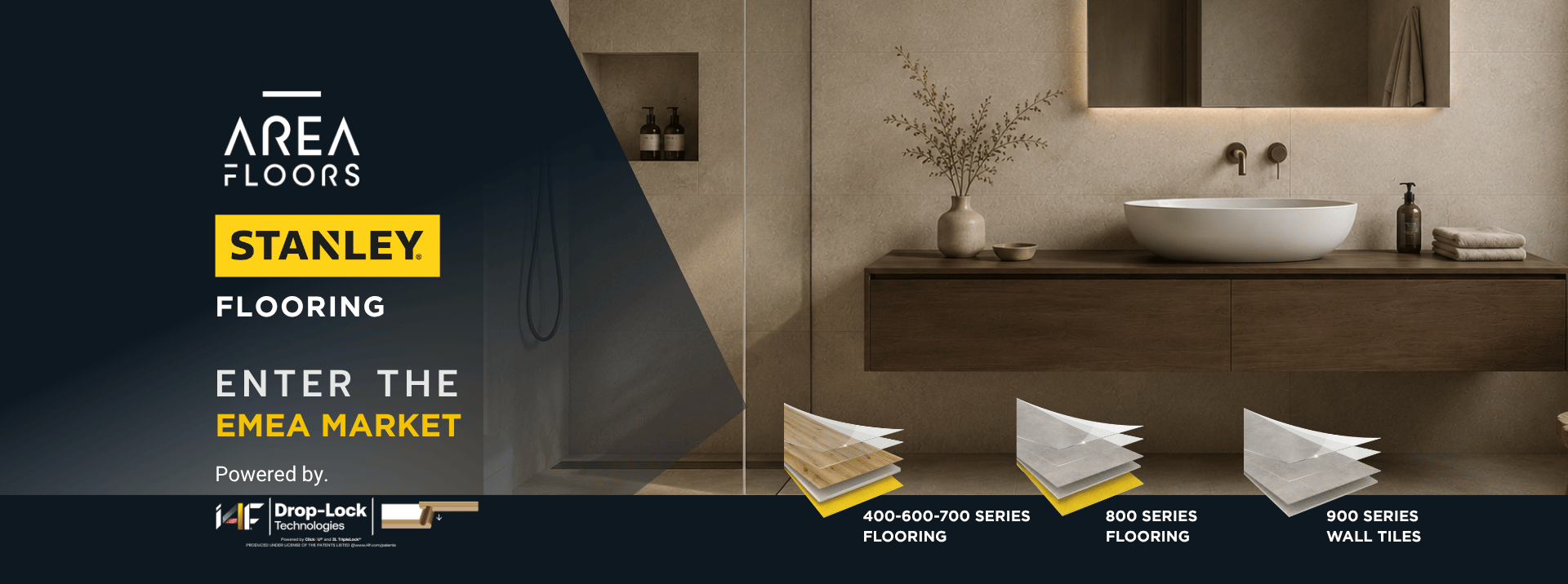STANLEY Flooring wood and stone-look ranges