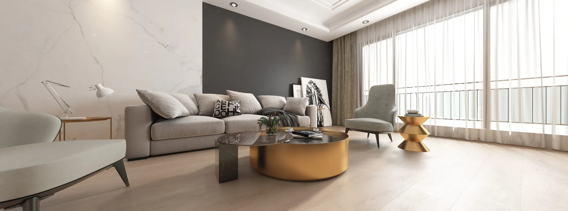 Wood · Plank · flooring in a contemporary interior